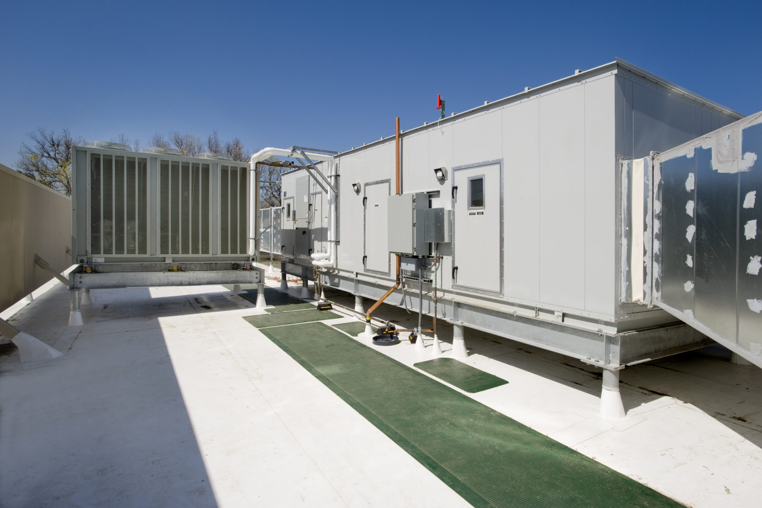 Rooftop Industrial HVAC Unit